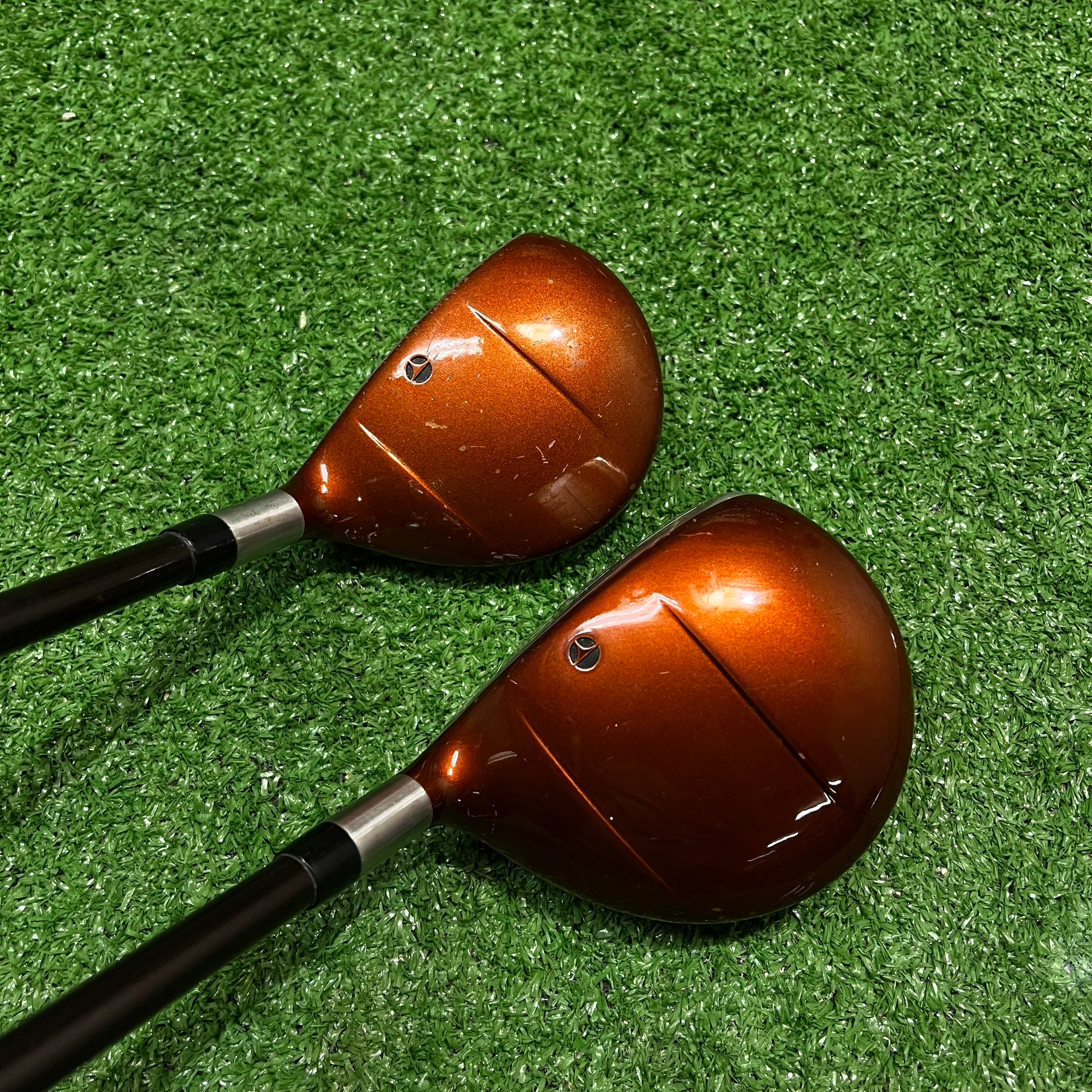 Taylormade Burner SuperSteel Driver and 5 Wood Set Graphite Reg+Stiff RH