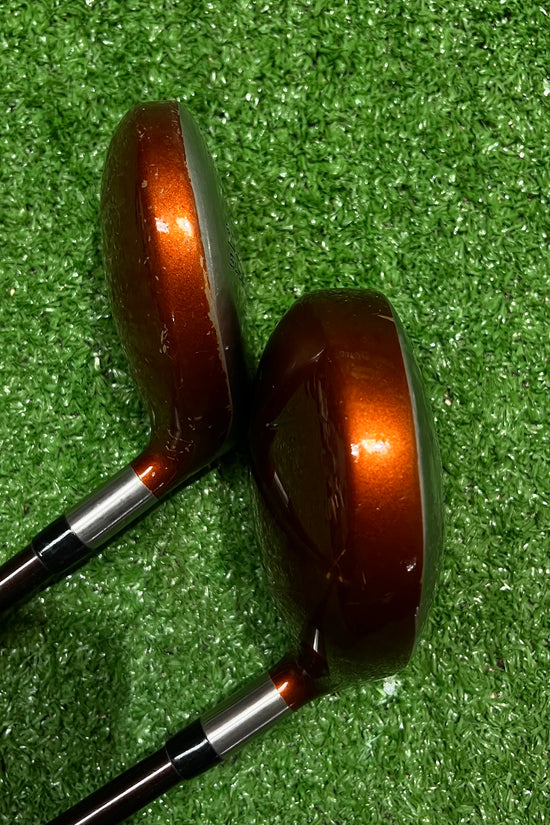 Taylormade Burner SuperSteel Driver and 5 Wood Set Graphite Reg+Stiff RH