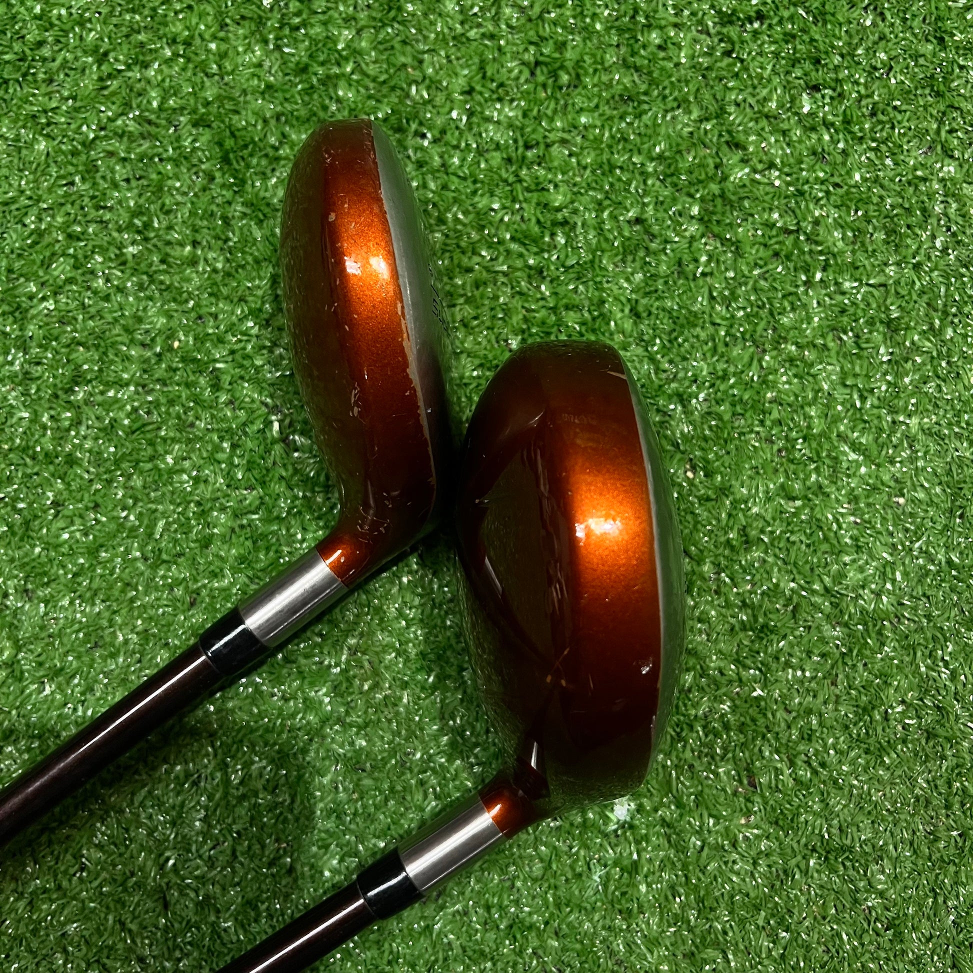 Taylormade Burner SuperSteel Driver and 5 Wood Set Graphite Reg+Stiff RH