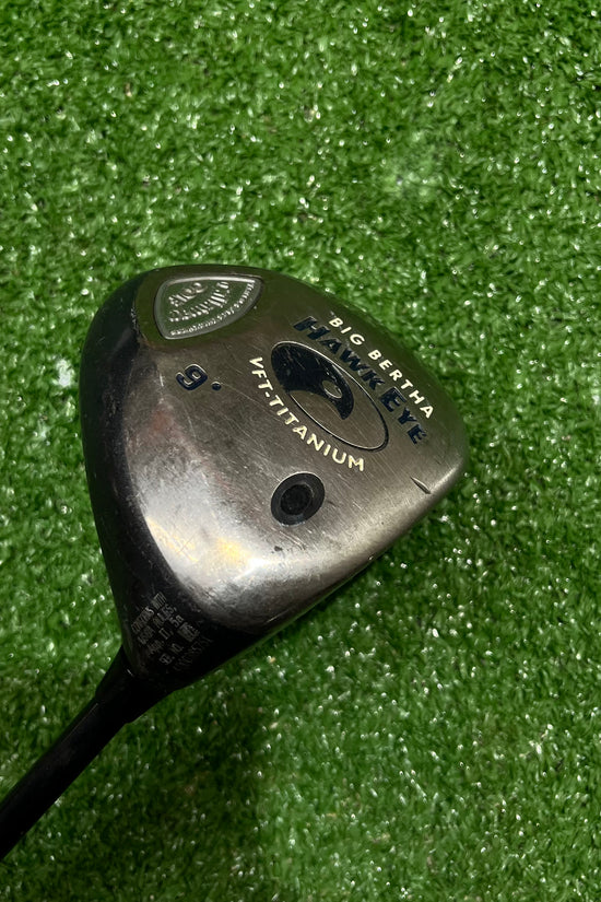 Callaway Big Bertha Hawkeye 9° Driver Graphite Stiff Flex RH