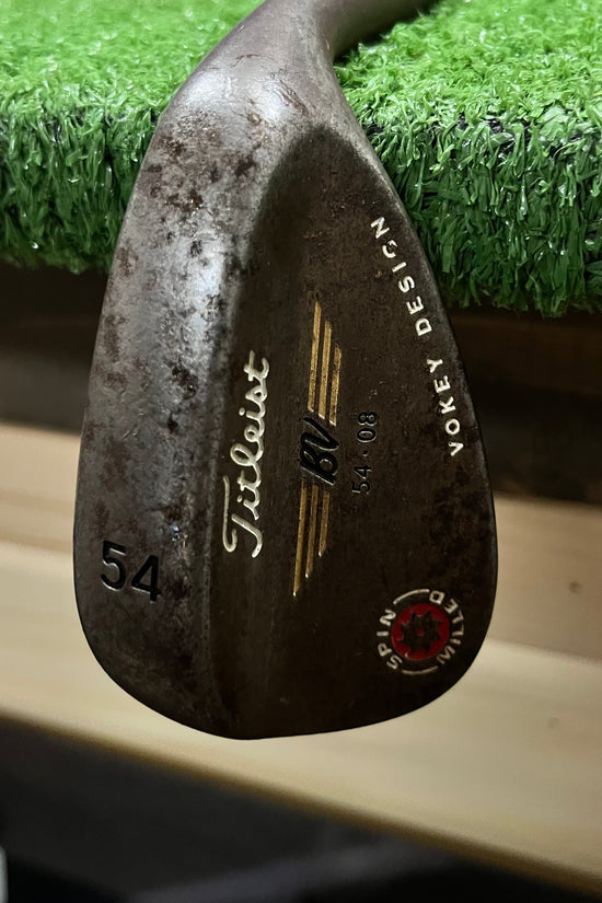 Titleist vokey Spin Milled 54° Wedge Steel Stiff Flex RH