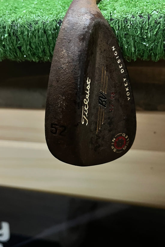 Titleist Vokey Spin Milled 52° Wedge Steel Stiff Flex RH