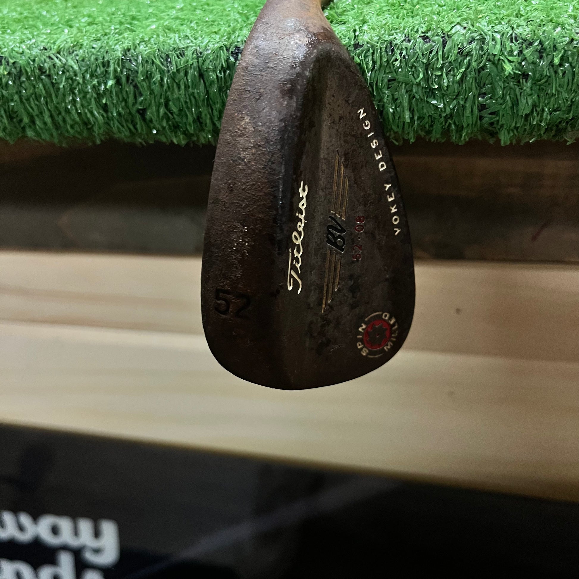 Titleist Vokey Spin Milled 52° Wedge Steel Stiff Flex RH