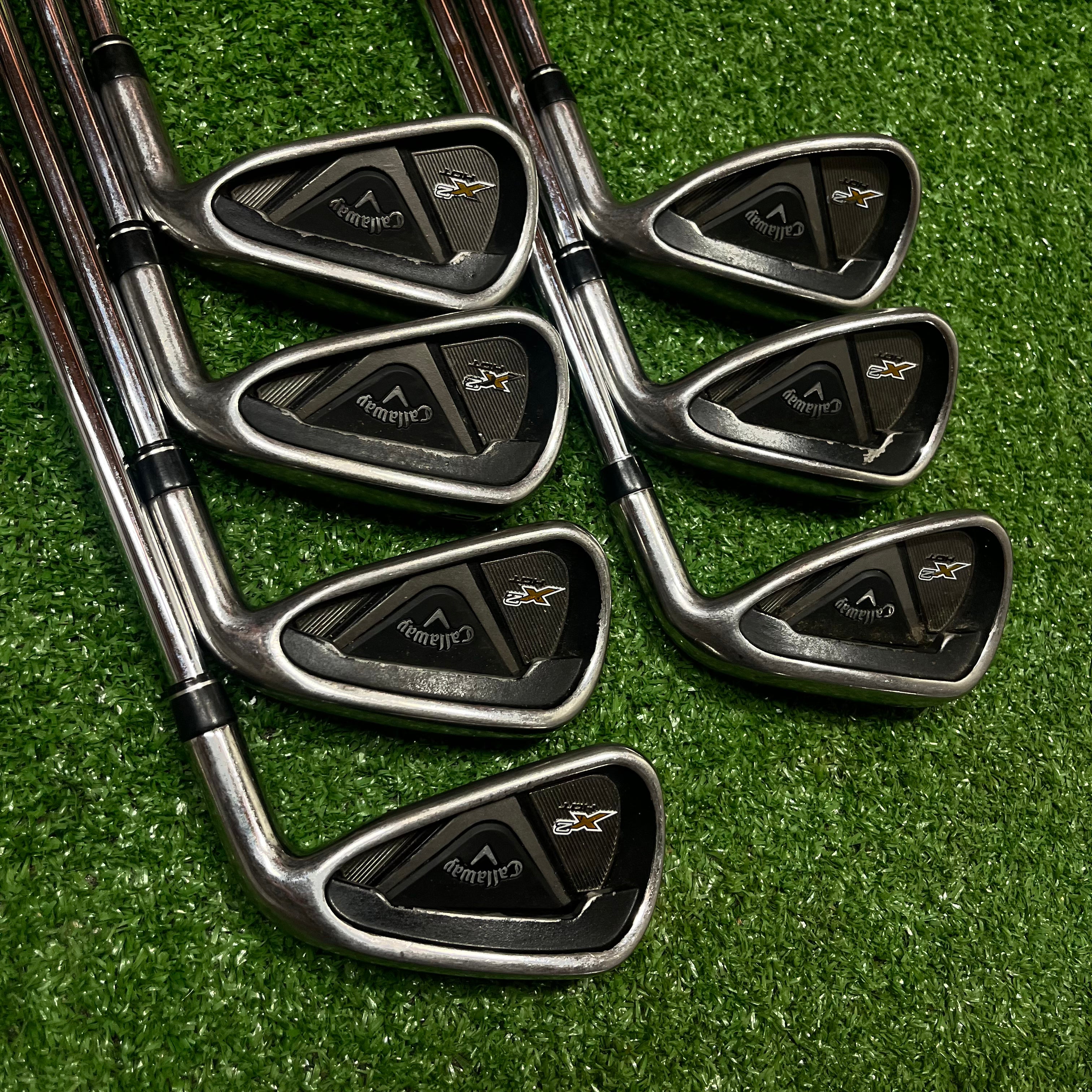 Callaway X2 hot iron set 4-PW Steel Stiff Flex RH
