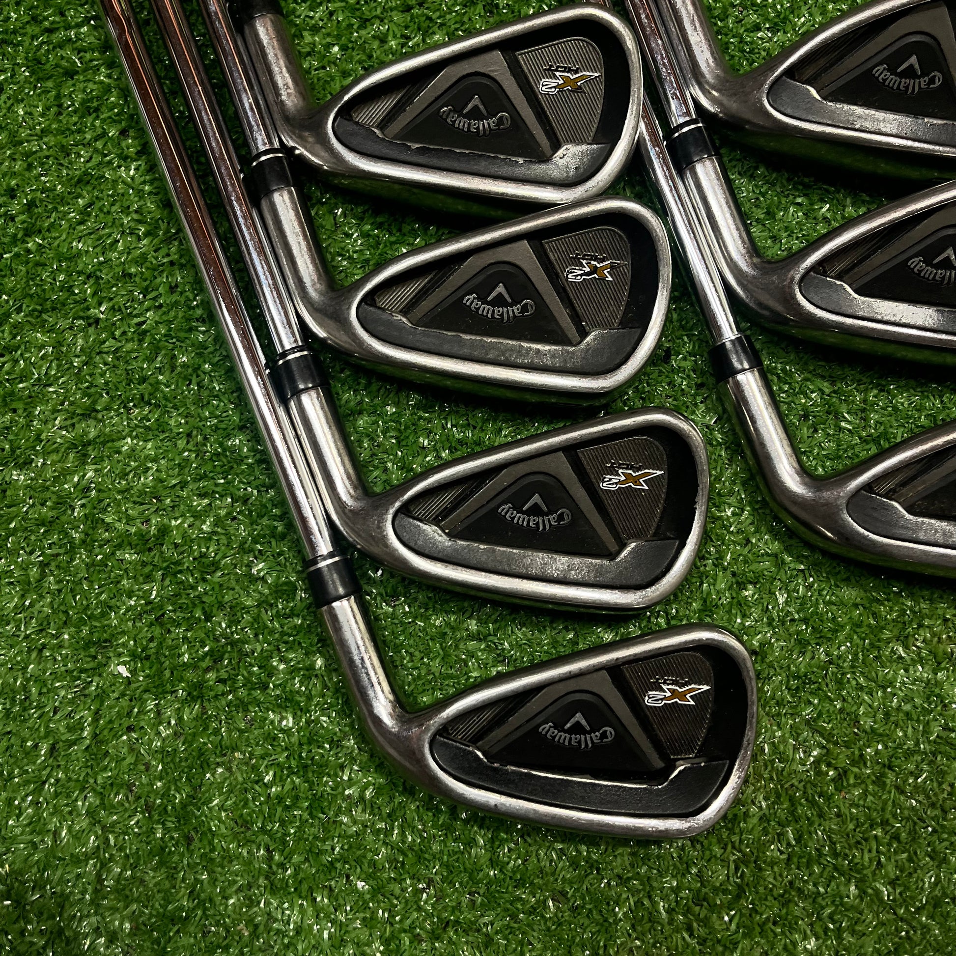 Callaway X2 hot iron set 4-PW Steel Stiff Flex RH