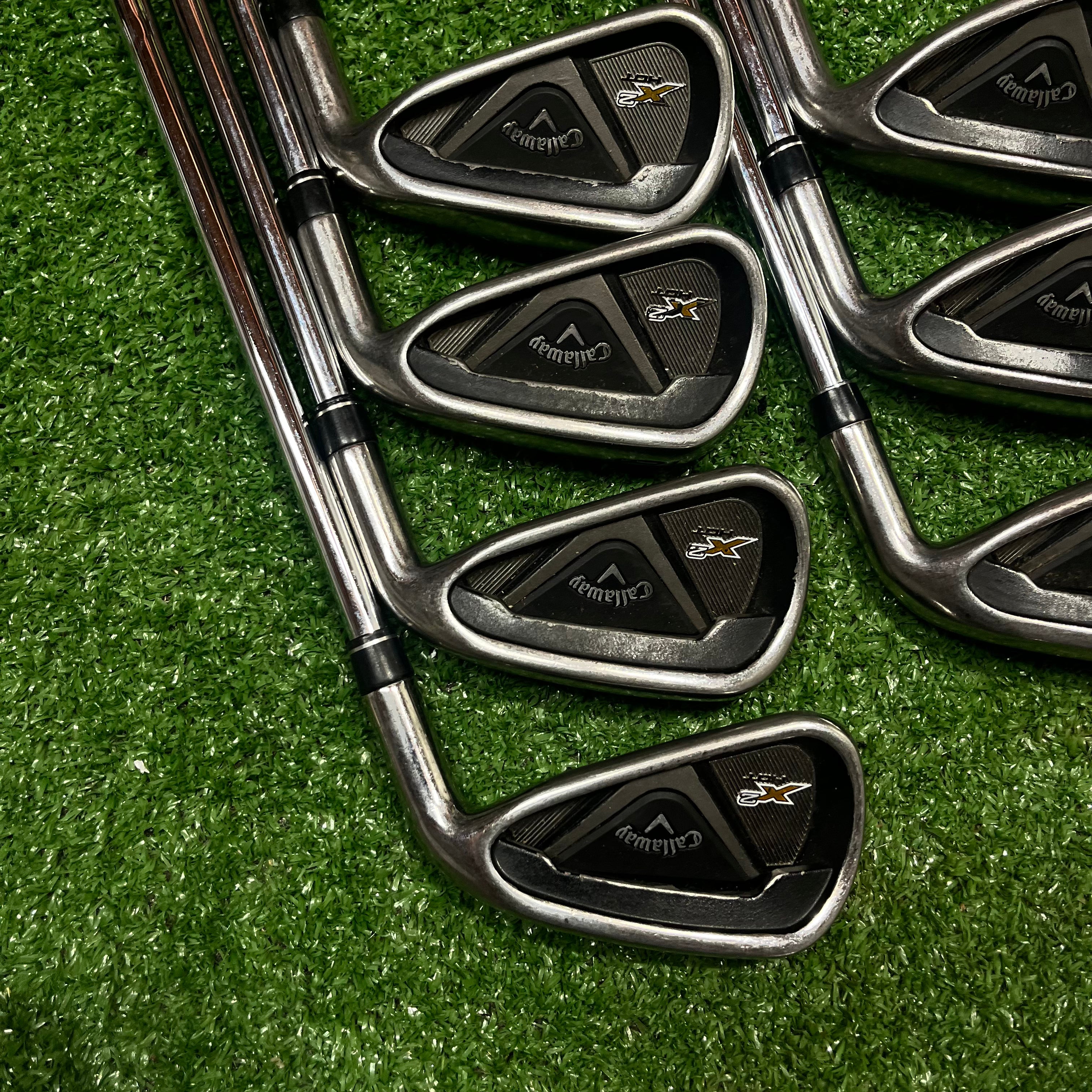 Callaway X2 hot iron set 4-PW Steel Stiff Flex RH