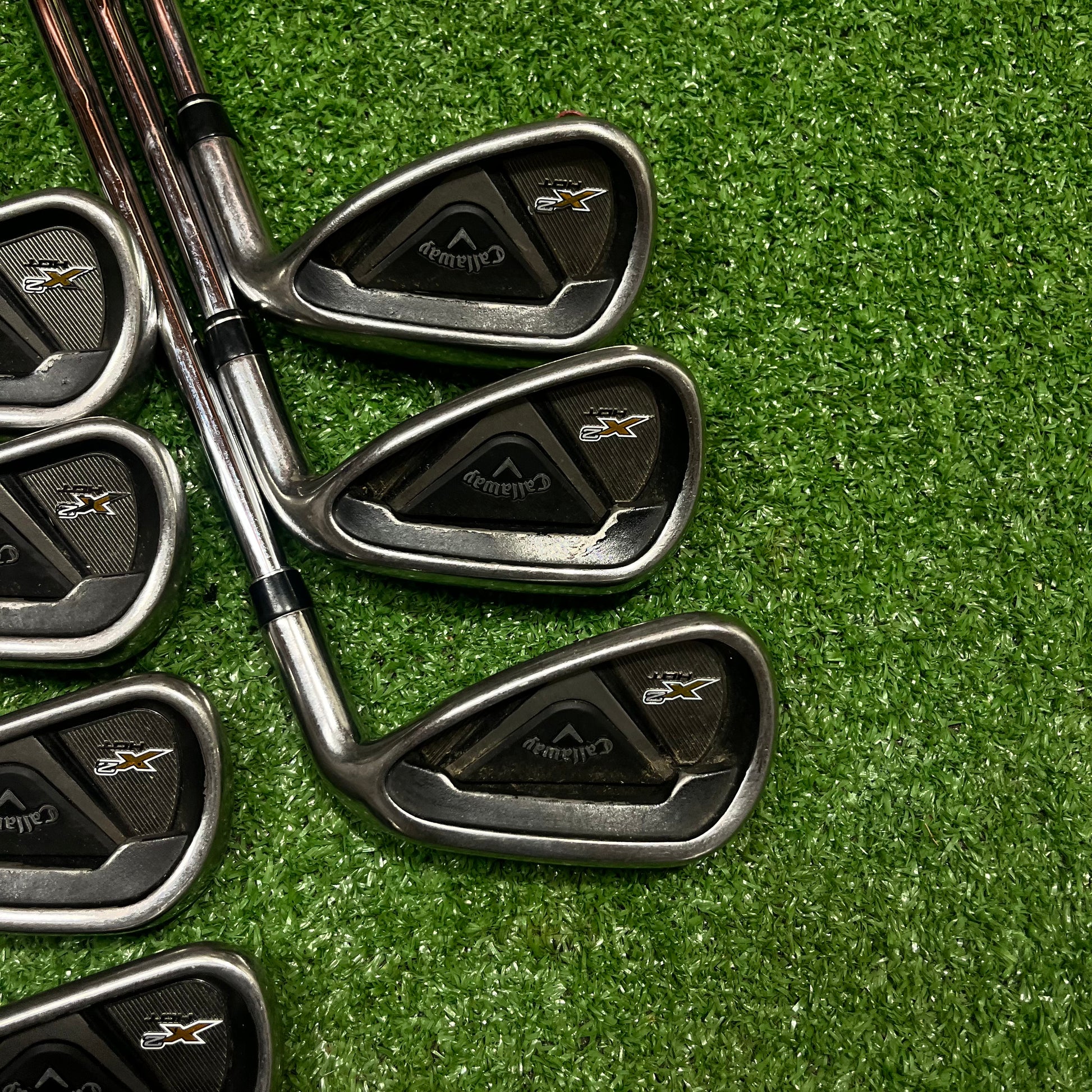 Callaway X2 hot iron set 4-PW Steel Stiff Flex RH