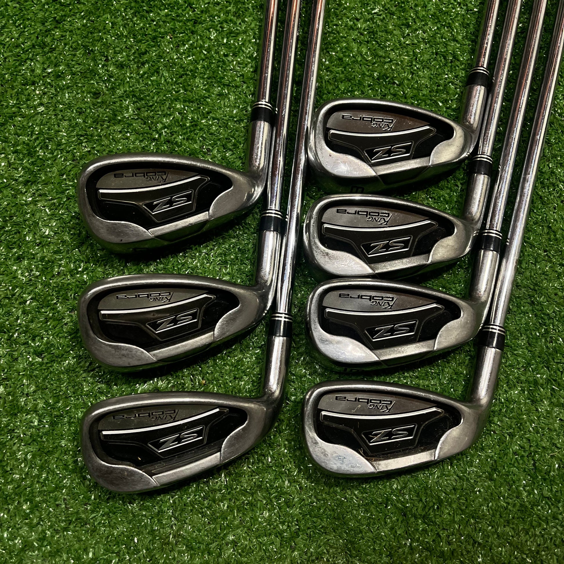 Cobra SZ Iron Set 5-GW Steel Regular Flex Shafts LH