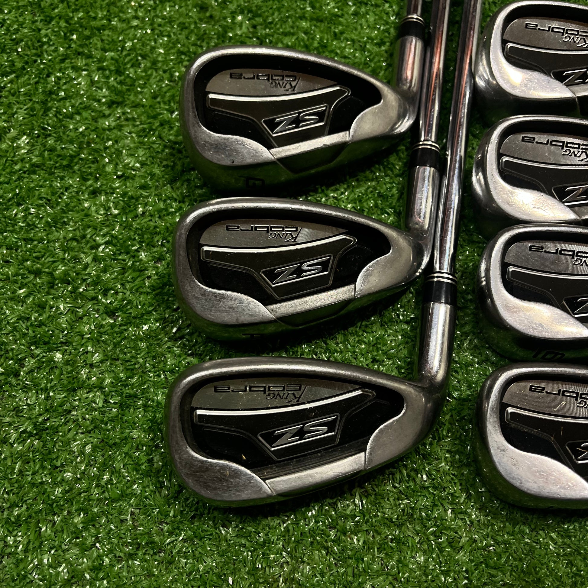 Cobra SZ Iron Set 5-GW Steel Regular Flex Shafts LH