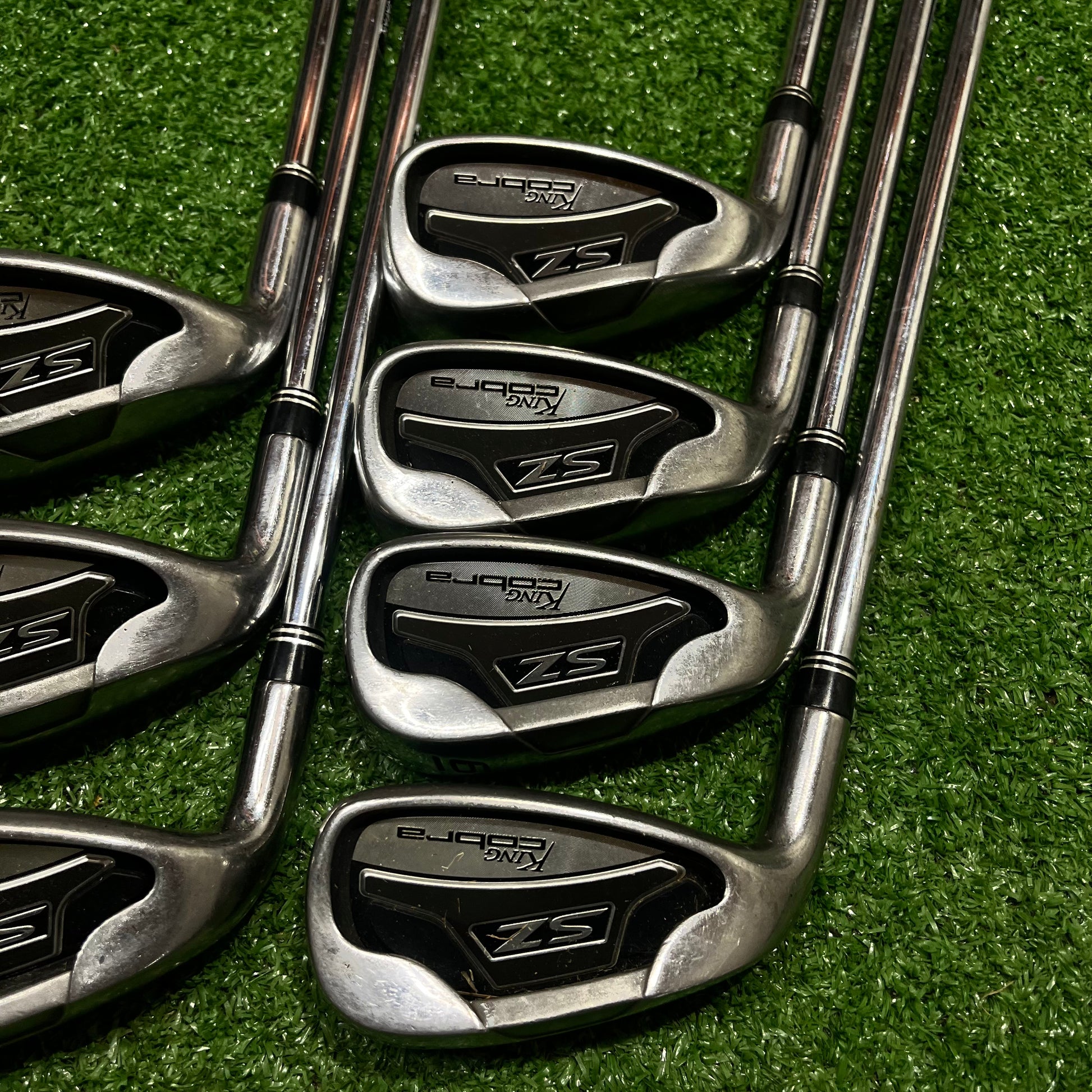 Cobra SZ Iron Set 5-GW Steel Regular Flex Shafts LH