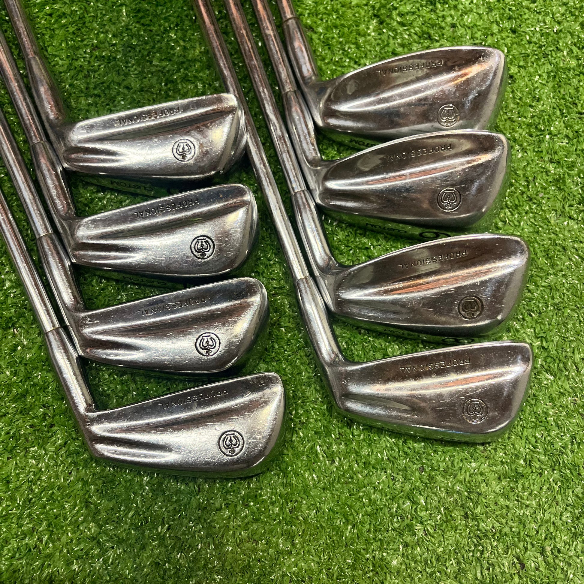 Vintage Wilson Professional Custom Blade iron set 3-PW Steel Stiff Flex RH
