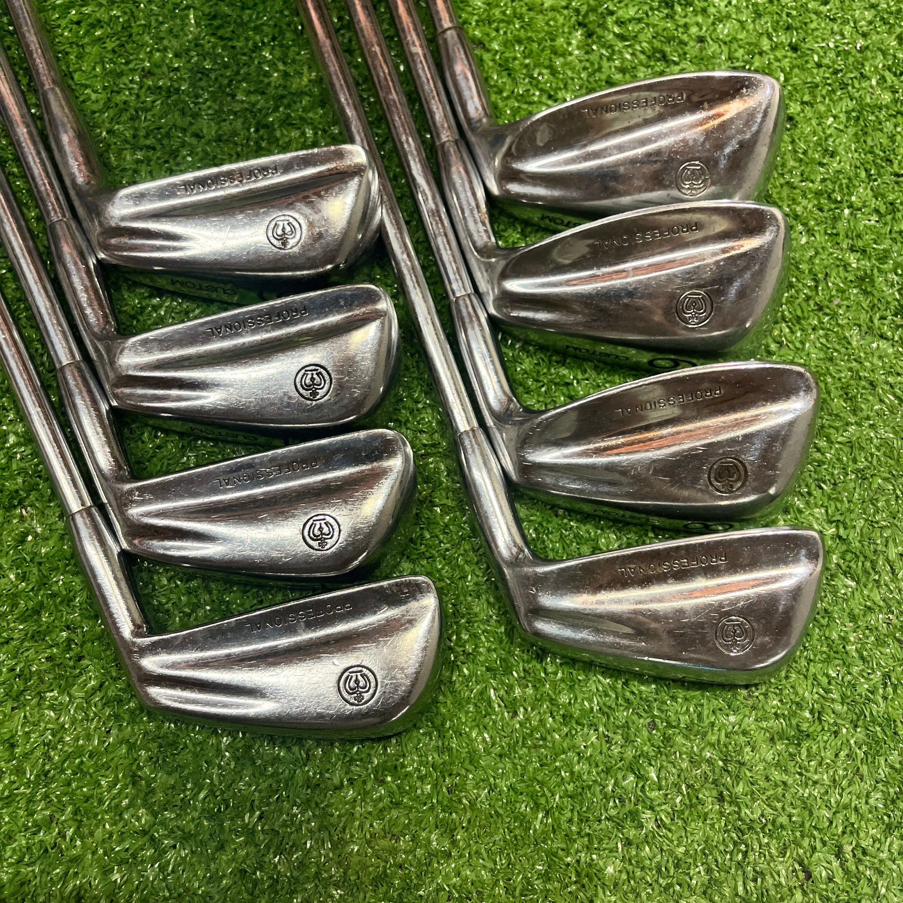 Vintage Wilson Professional Custom Blade iron set 3-PW Steel Stiff Flex RH