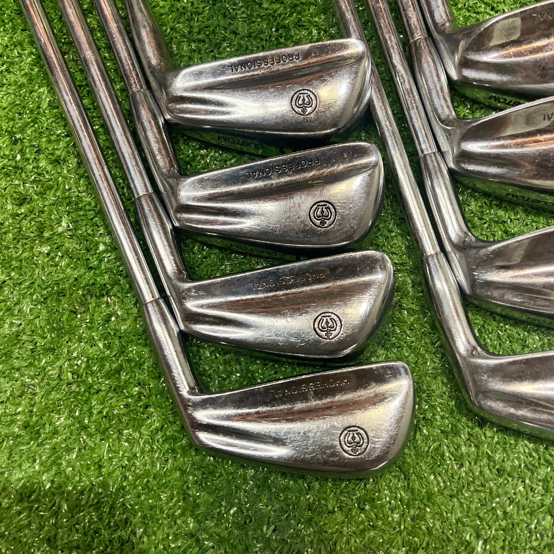 Vintage Wilson Professional Custom Blade iron set 3-PW Steel Stiff Flex RH