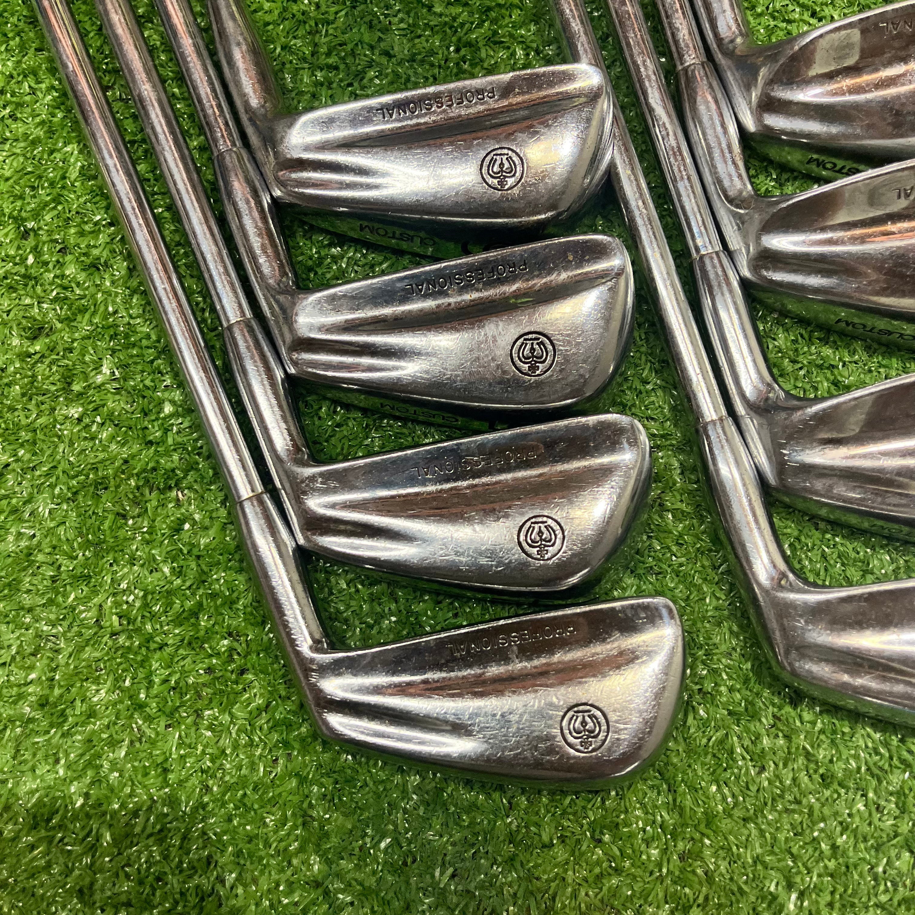 Vintage Wilson Professional Custom Blade iron set 3-PW Steel Stiff Flex RH