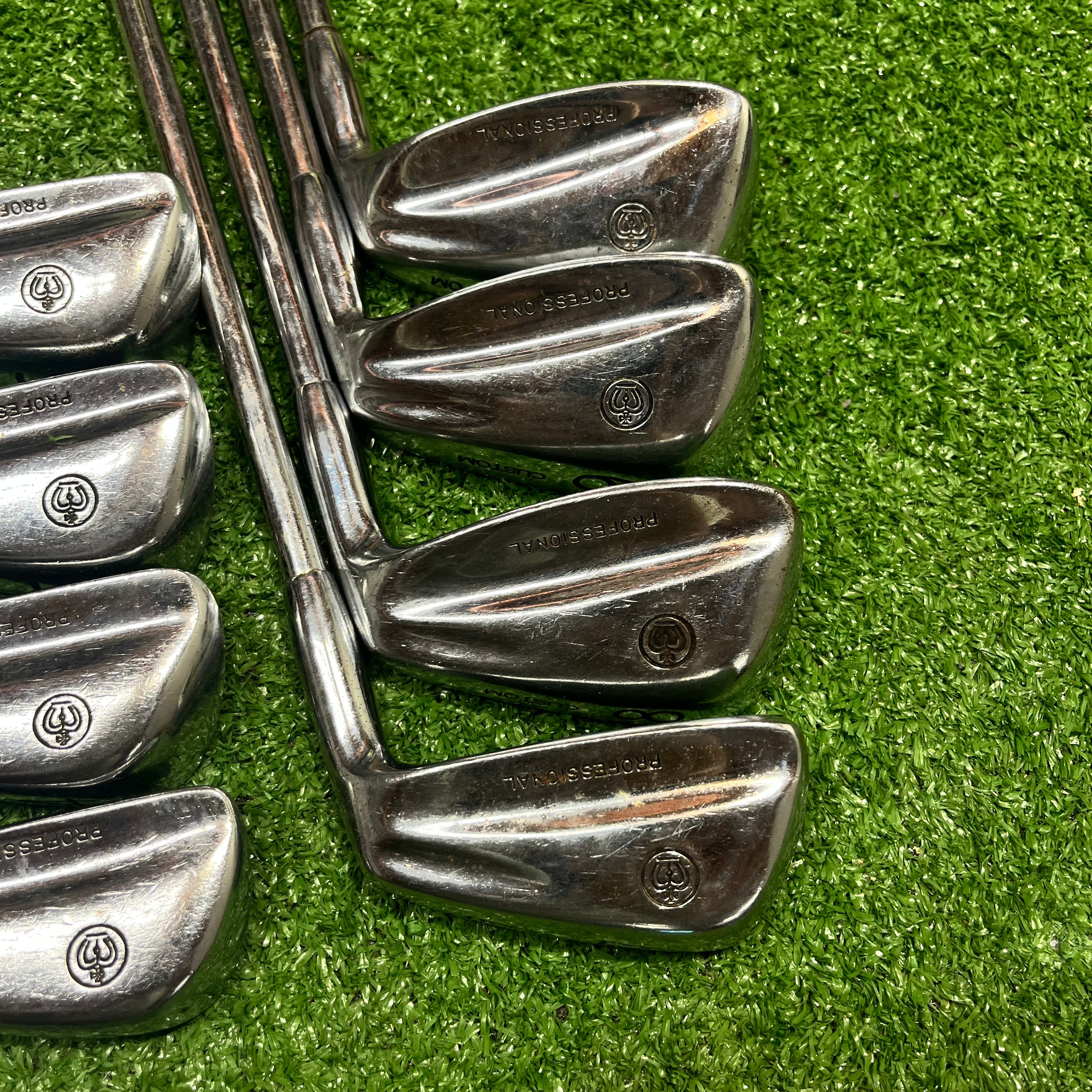 Vintage Wilson Professional Custom Blade iron set 3-PW Steel Stiff Flex RH