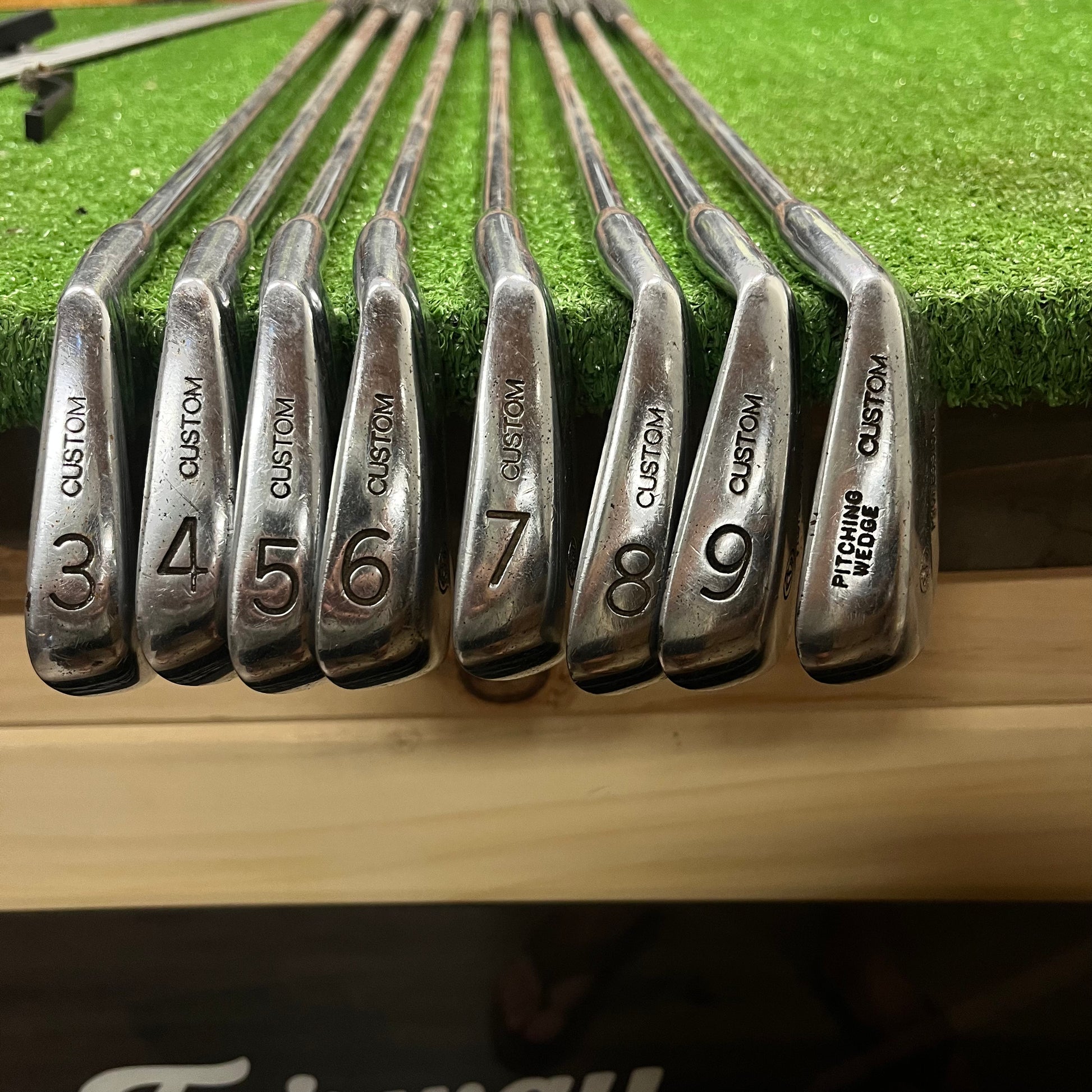 Vintage Wilson Professional Custom Blade iron set 3-PW Steel Stiff Flex RH