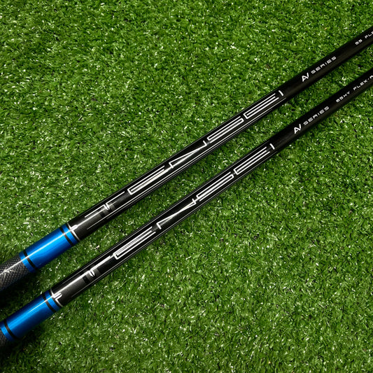 Tensei black 55g regular flex driver shaft and 65g regular flex hybrid shaft