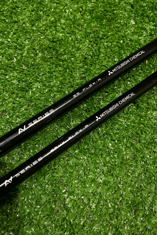 Tensei black 55g regular flex driver shaft and 65g regular flex hybrid shaft