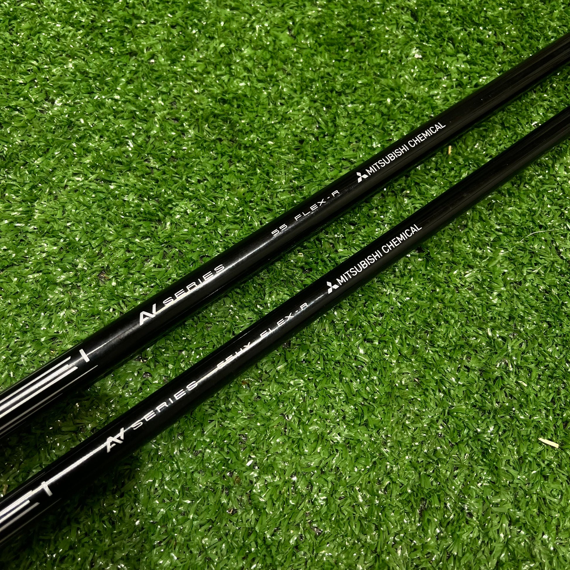 Tensei black 55g regular flex driver shaft and 65g regular flex hybrid shaft