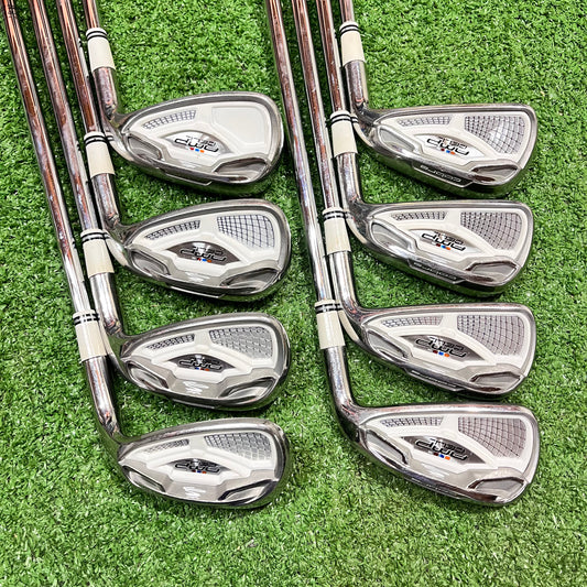 Cobra AMP Cell White Iron Set 4-GW Stiff Steel RH