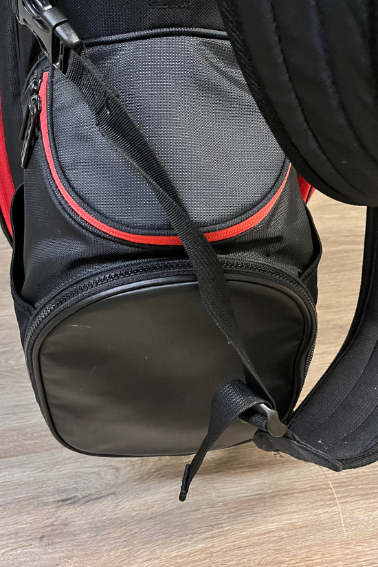Titleist 14 Way Stand Bag Black And Red