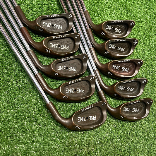Ping Zing Karsten Beryllium Copper 2-PW+SW Iron Set Steel Regular Flex RH