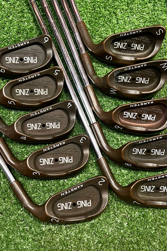 Ping Zing Karsten Beryllium Copper 2-PW+SW Iron Set Steel Regular Flex RH