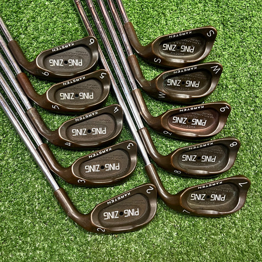 Ping Zing Karsten Beryllium Copper 2-PW+SW Iron Set Steel Regular Flex RH