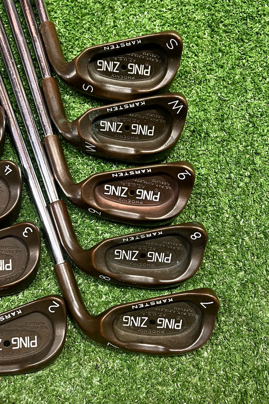 Ping Zing Karsten Beryllium Copper 2-PW+SW Iron Set Steel Regular Flex RH