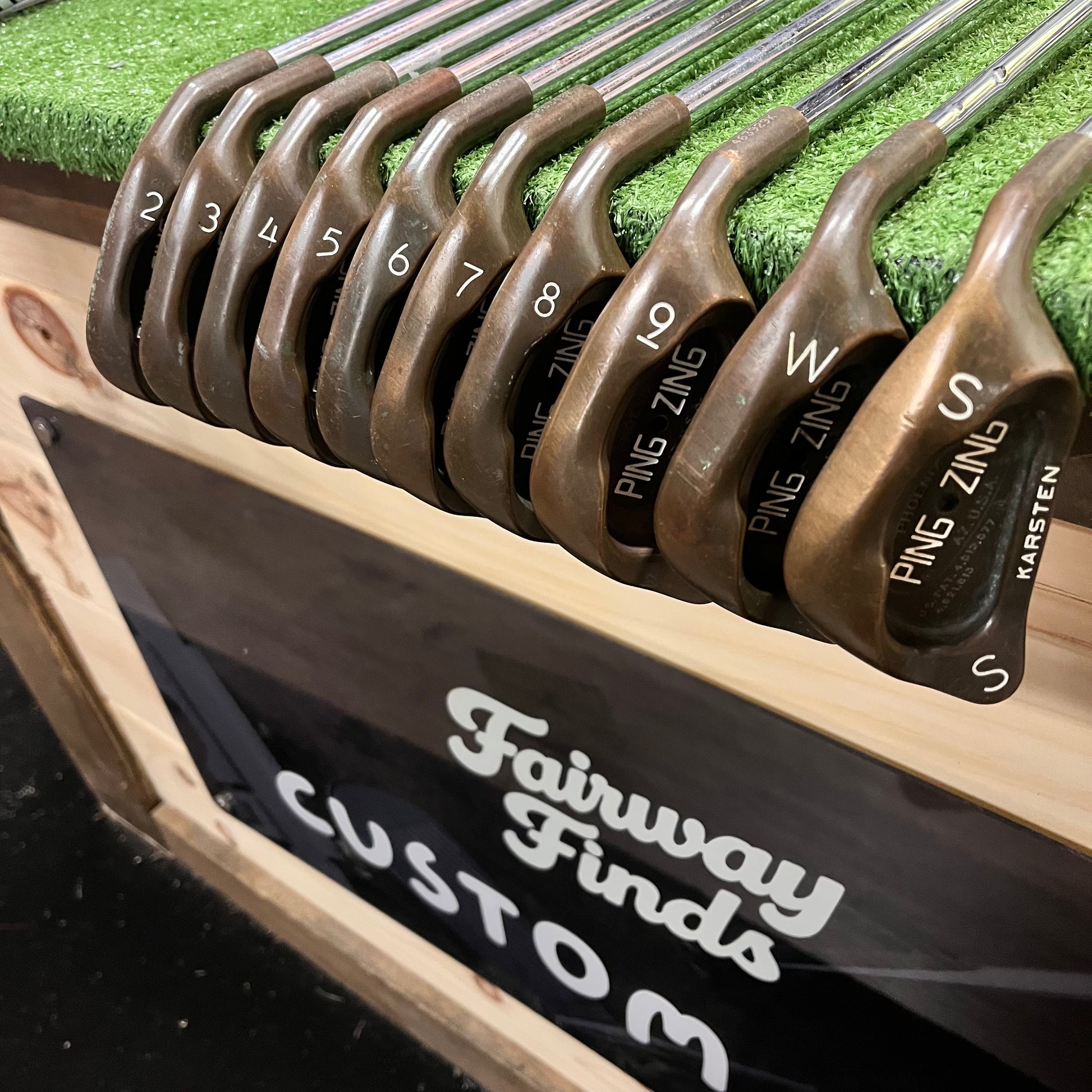 Ping Zing Karsten Beryllium Copper 2-PW+SW Iron Set Steel Regular Flex RH