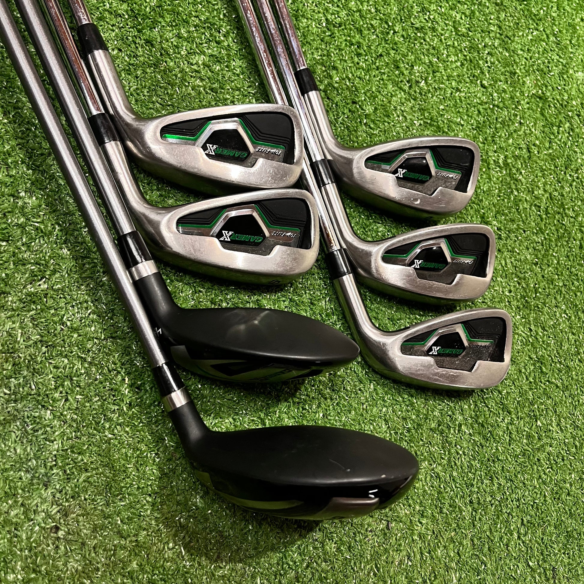 Top Flite GamerX Beginner Set 7-PW+3W+Hy