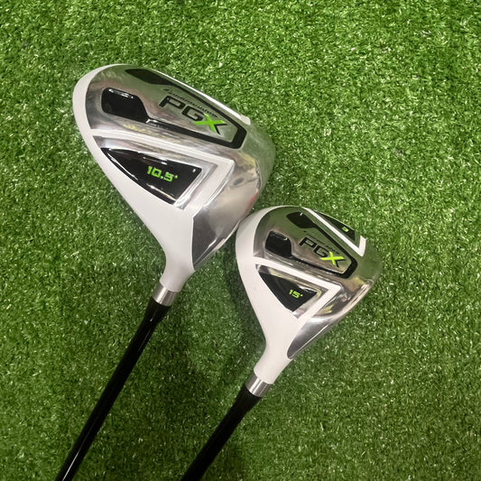PGX 10.5° Driver+15° 3 Wood Graphite Senior Flex RH