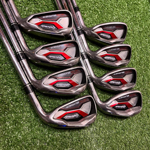 Taylormade AeroBurners Iron Set 4-AW Steel Stiff Flex RH
