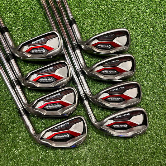 Taylormade AeroBurners Iron Set 4-AW Steel Stiff Flex RH