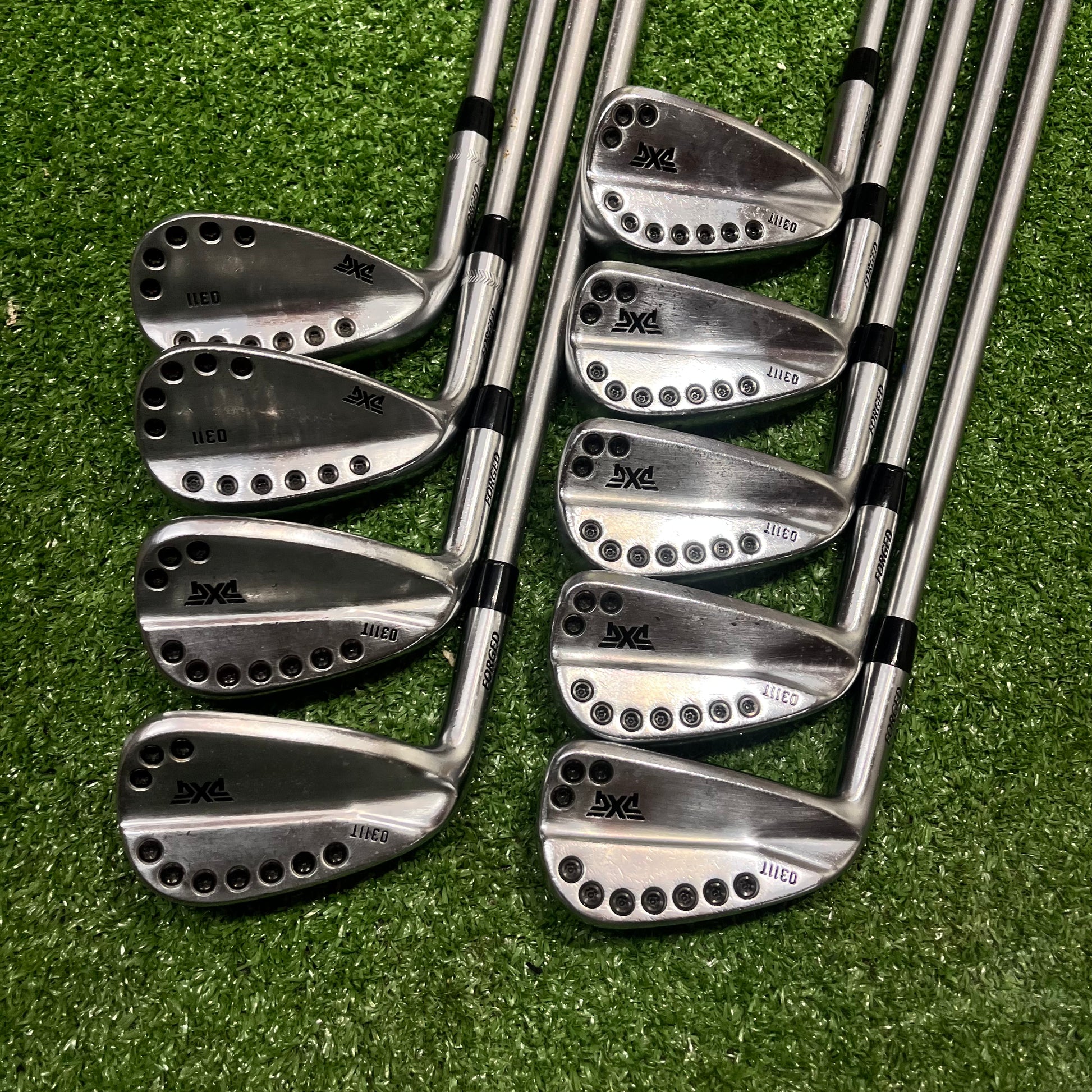 PXG 0311T Iron Set 4-PW+52°+58° Steel Stiff Flex Shafts LH