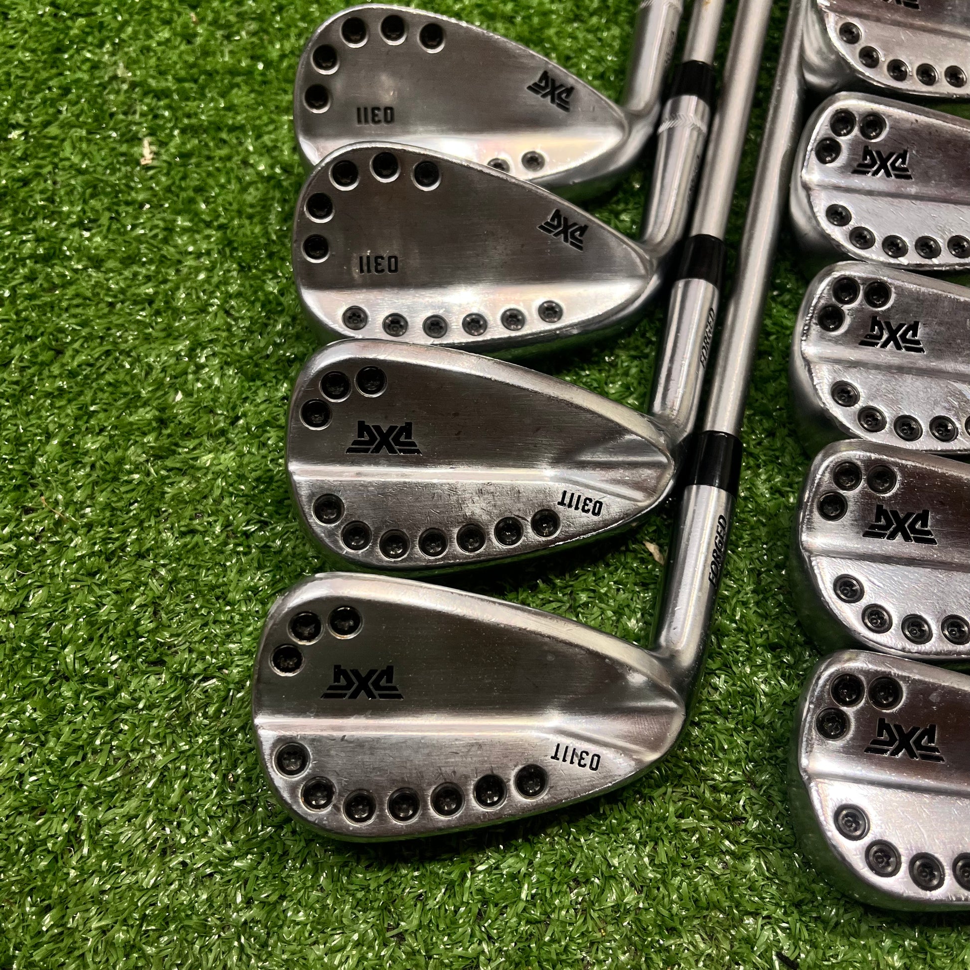 PXG 0311T Iron Set 4-PW+52°+58° Steel Stiff Flex Shafts LH