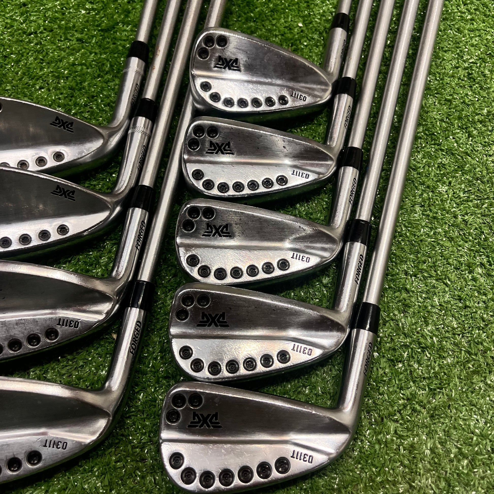 PXG 0311T Iron Set 4-PW+52°+58° Steel Stiff Flex Shafts LH