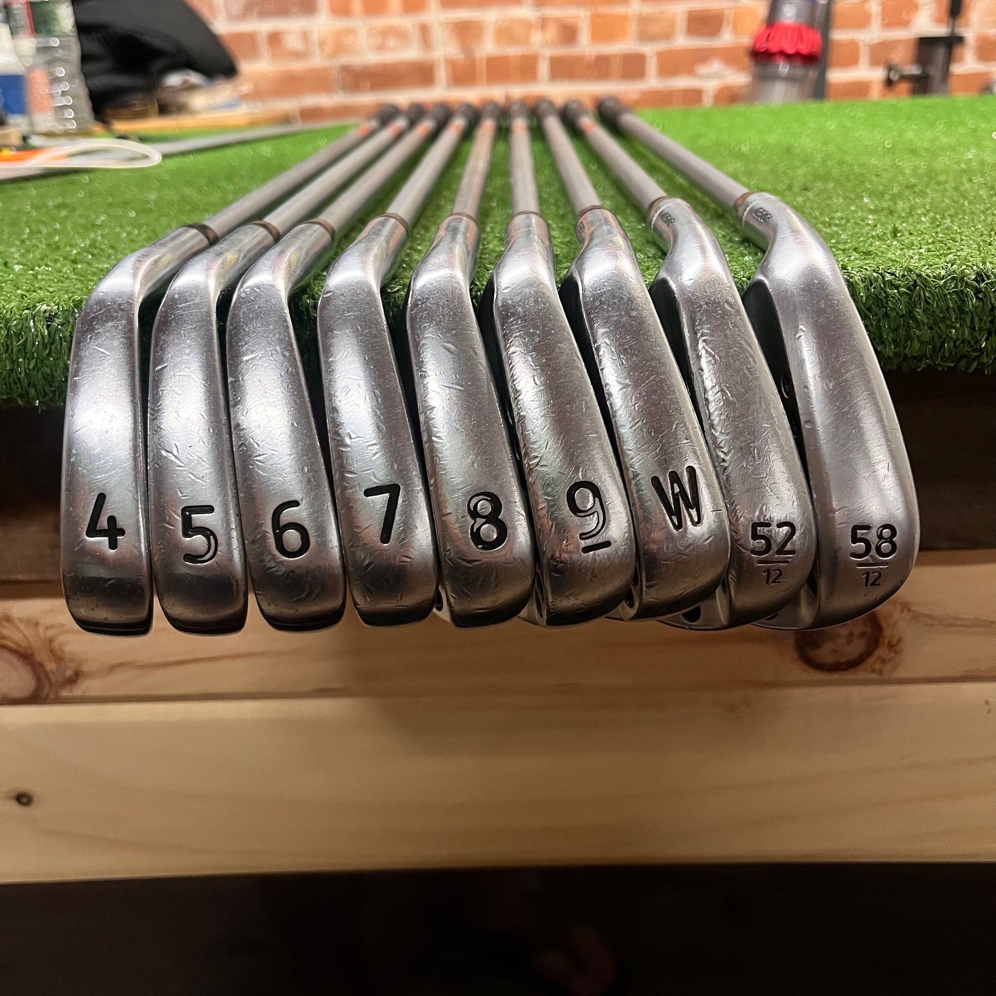 PXG 0311T Iron Set 4-PW+52°+58° Steel Stiff Flex Shafts LH