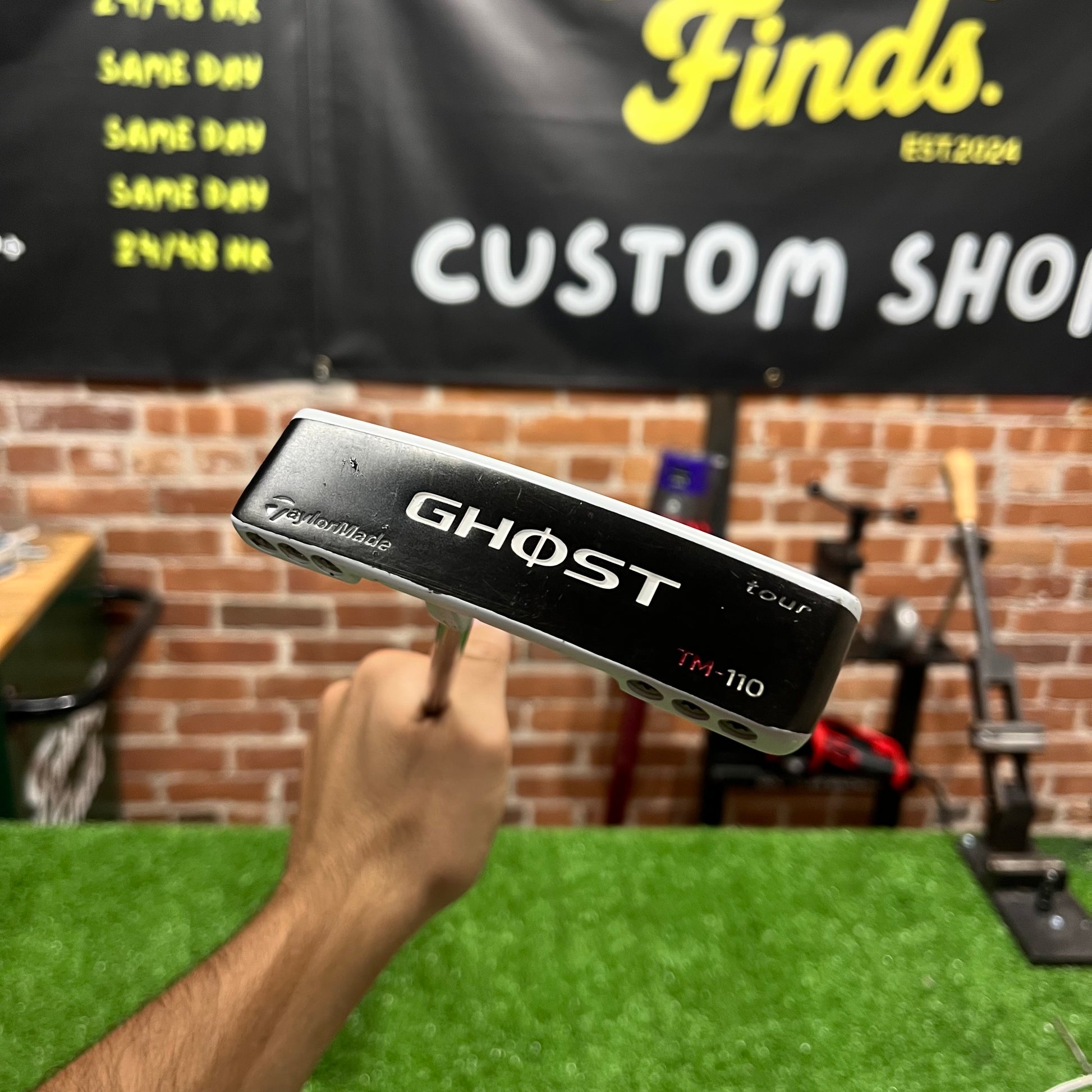 Taylormade Ghost Tour Whiteout Putter LH