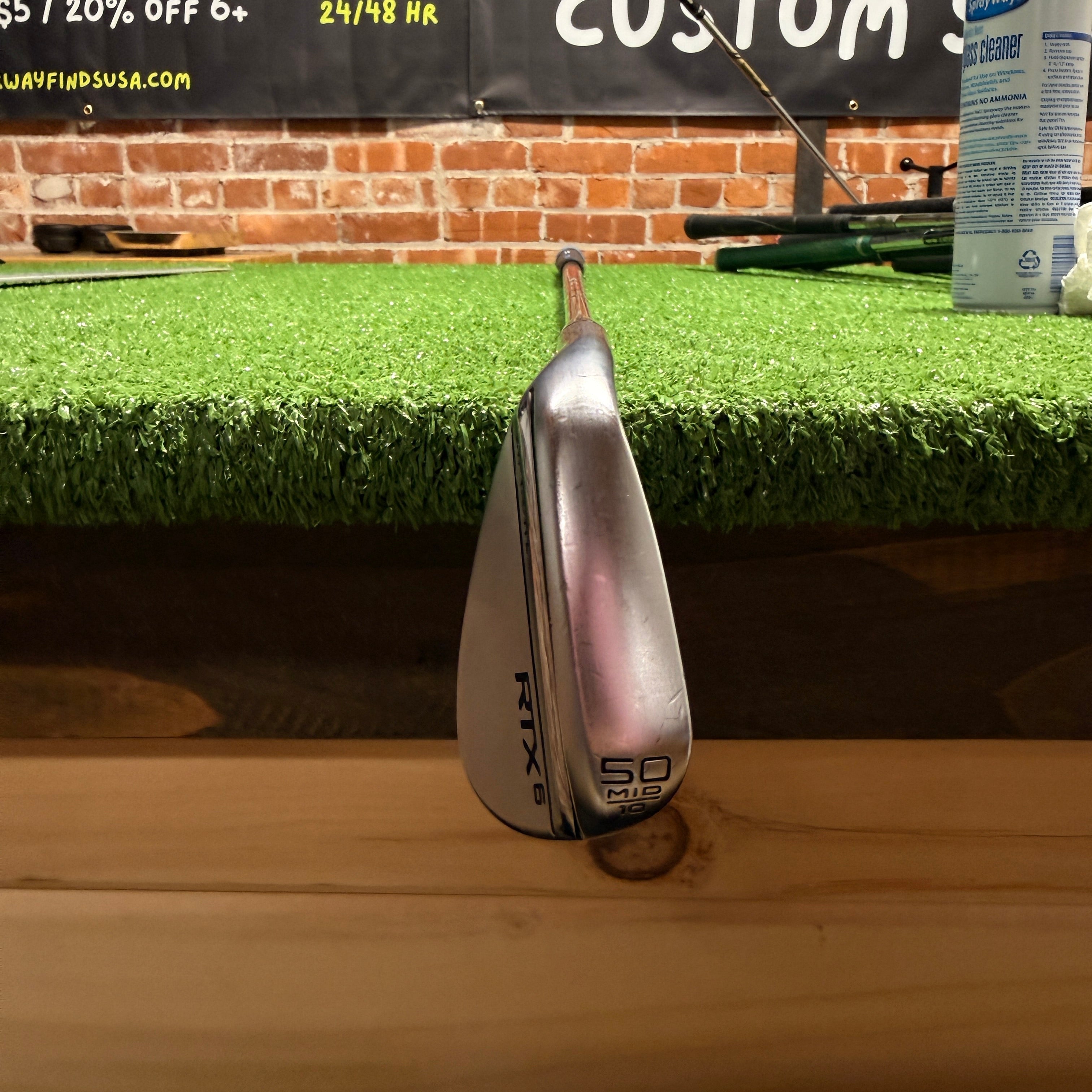 Cleveland Zipcore RTX6 50° Steel Stiff Shaft LH