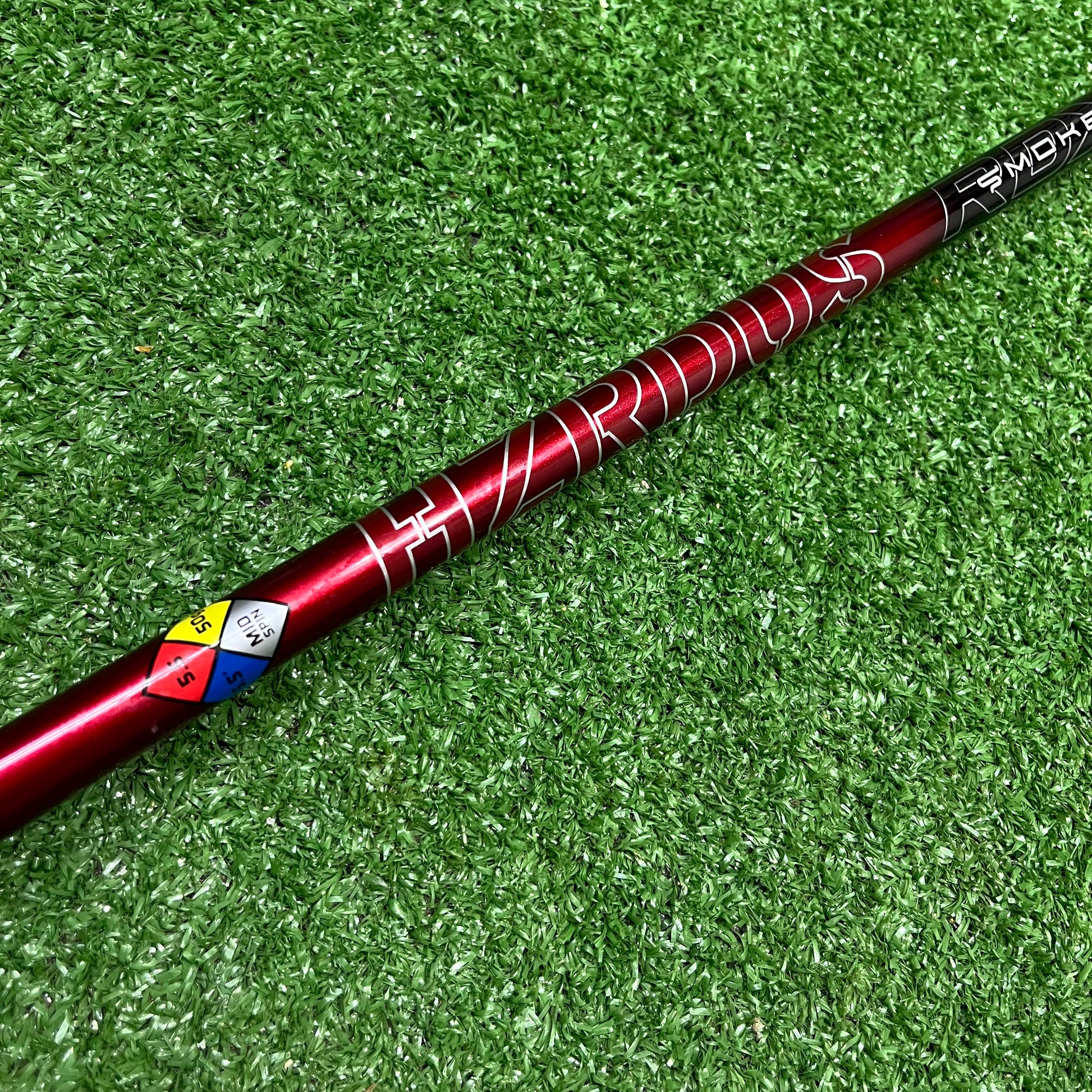 Hazardous Red 50g Regular Flex 3 Wood Shaft Ping Tip