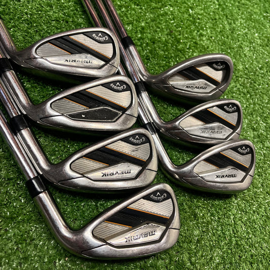 Callaway Mavericks Iron Set 5-PW+SW Steel Regular Flex RH