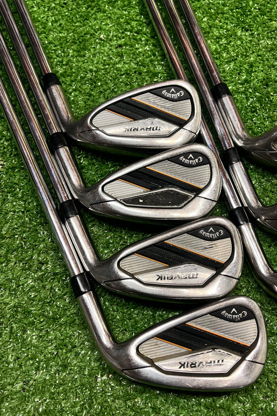 Callaway Mavericks Iron Set 5-PW+SW Steel Regular Flex RH