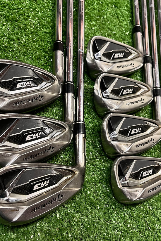 Taylormade M3 Iron Set 4-PW Iron Set Steel Stiff Flex LH