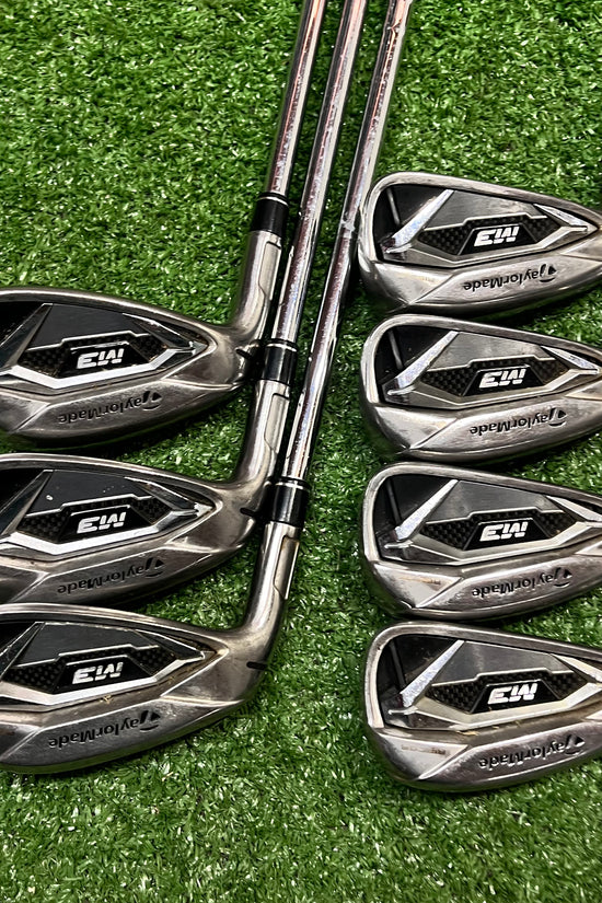 Taylormade M3 Iron Set 4-PW Iron Set Steel Stiff Flex LH