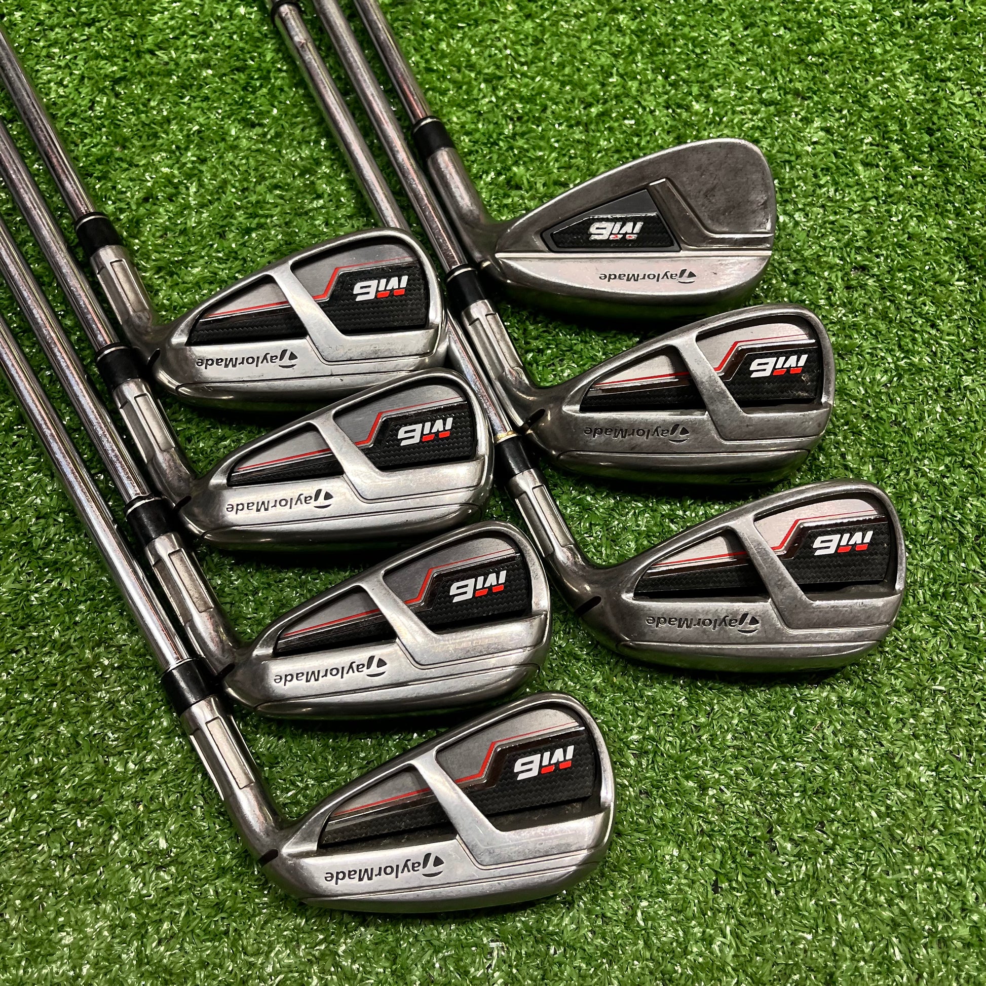 Taylormade M6 Iron Set 5-PW+AW Steel Stiff Flex RH
