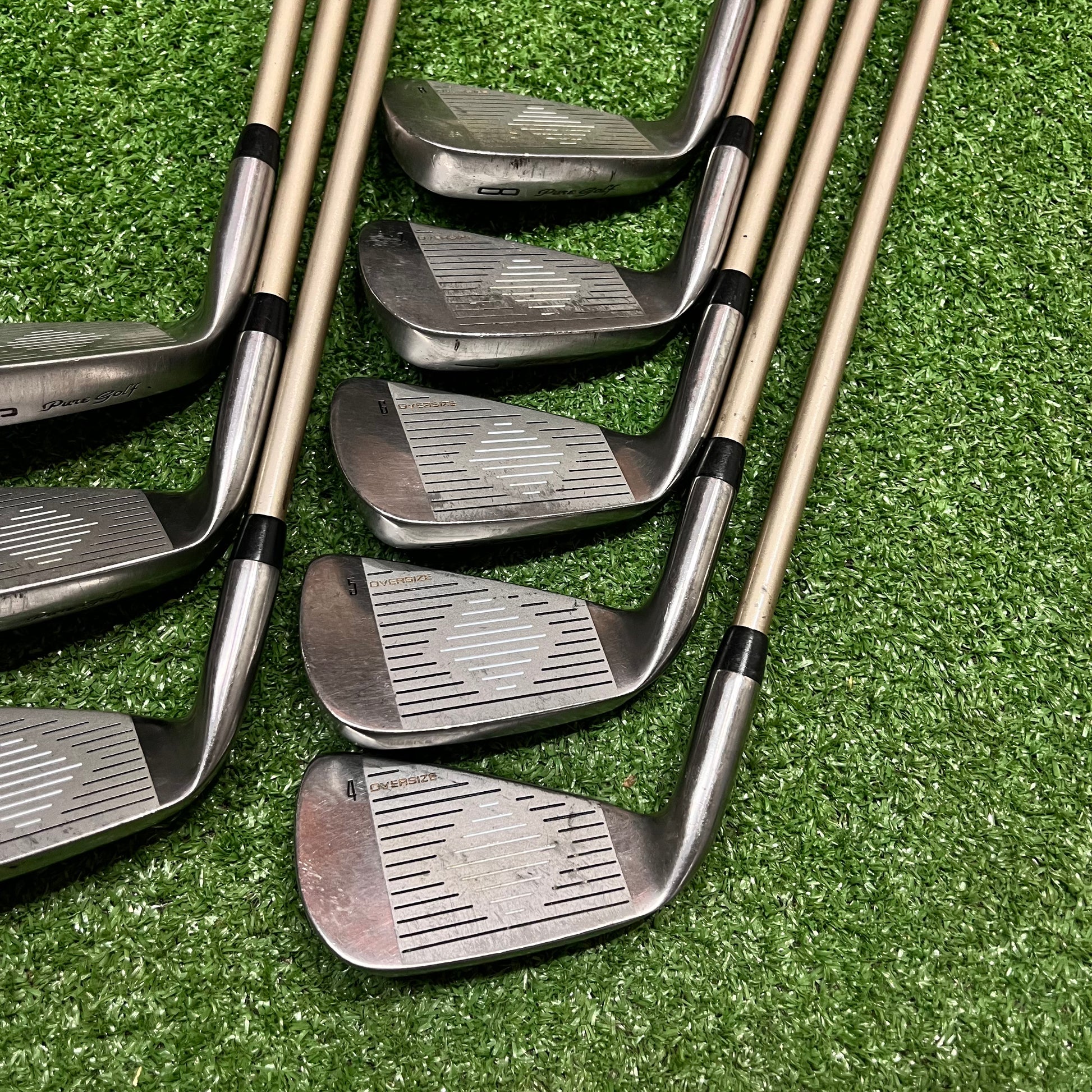 Pure Golf ES-1 Womens Iron Set 4-PW+SW Graphite Womens Flex RH