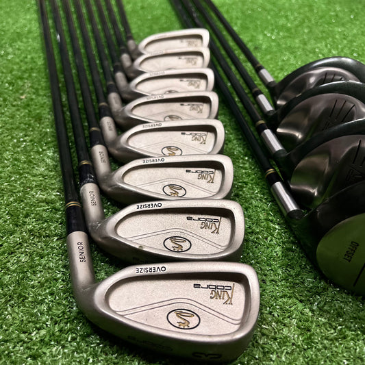 King Cobra Oversized FULL SET 3-PW++DR+7w+5w+3w+5w Graphite Regular Flex RH