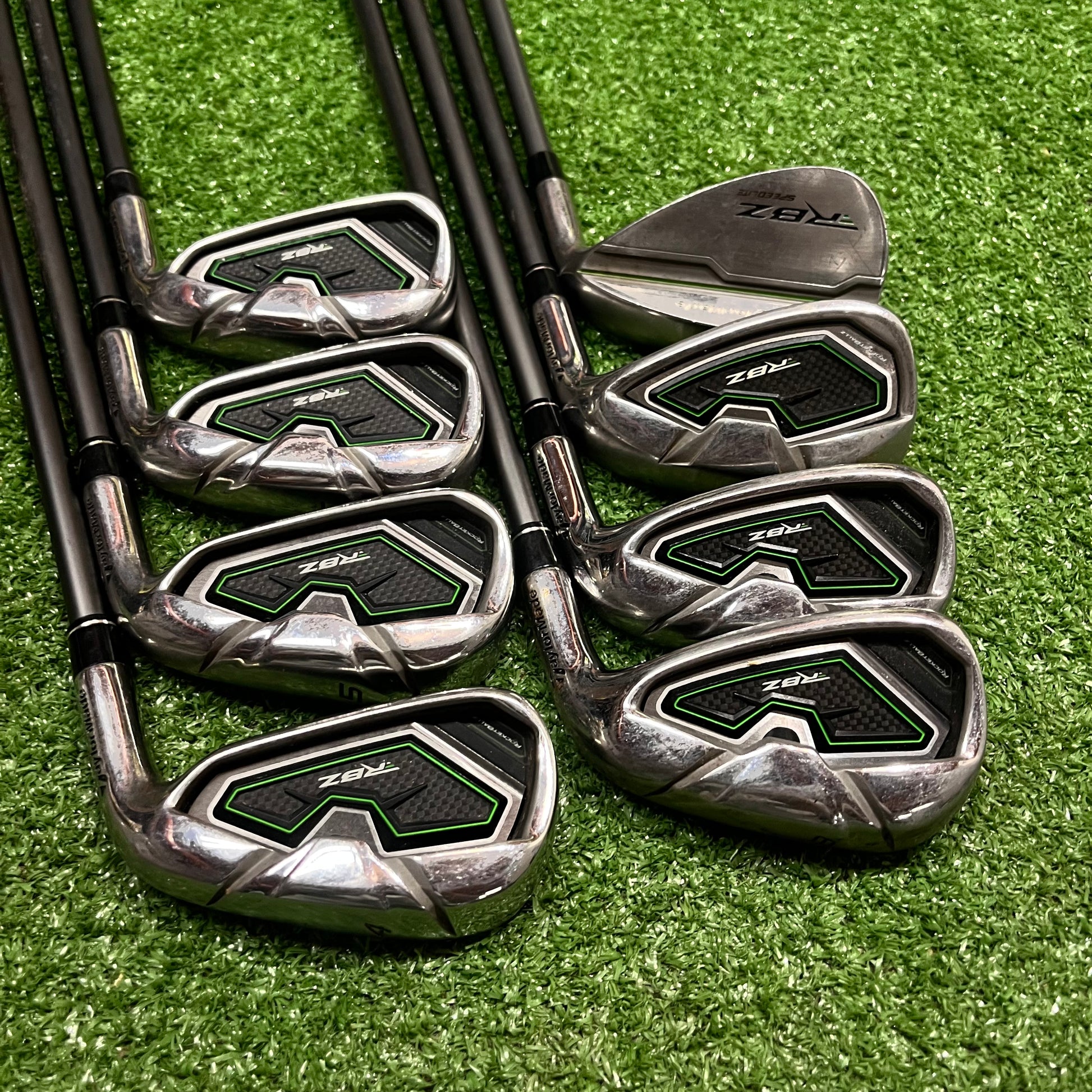 Taylormade RBZ 4-SW Iron Set Graphite Medium Flex RH *READ*