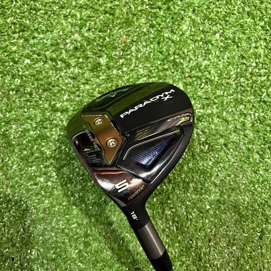 Callaway ParadymX 18° 5 Wood Graphite Stiff Flex LH